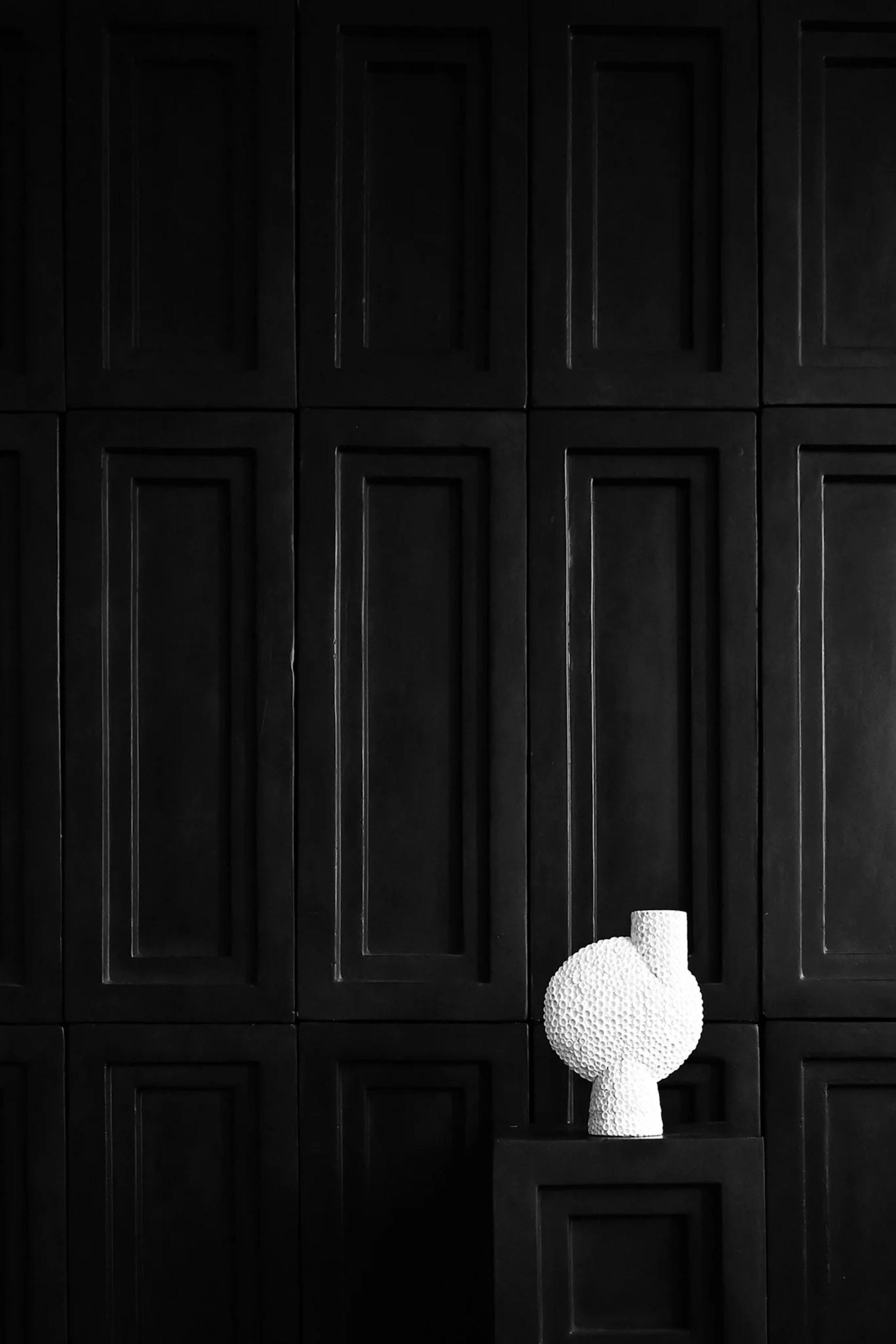 Sphere Bubl Shisen Váza, közepes, csontfehér