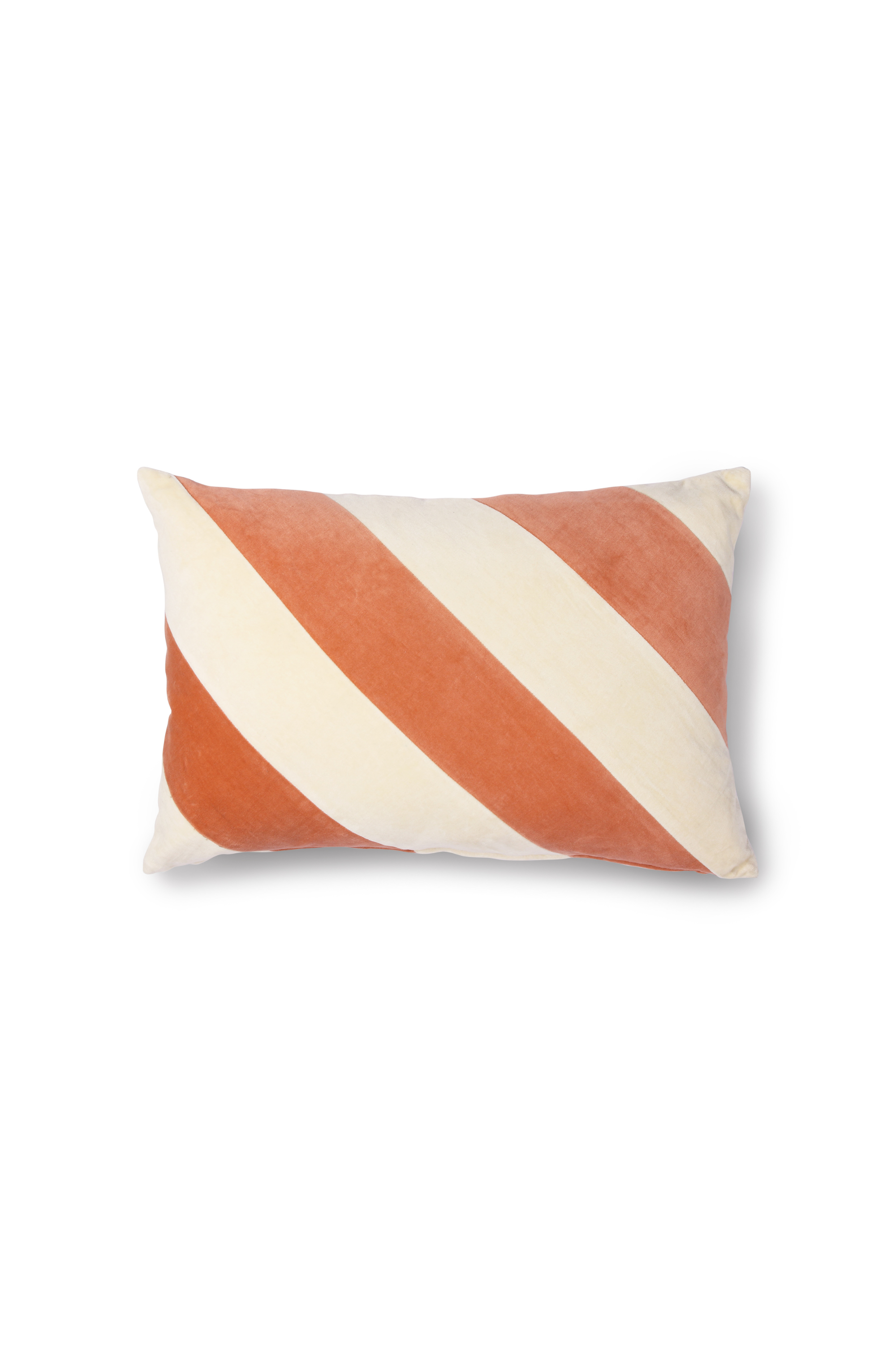 Striped Velvet Cushion
