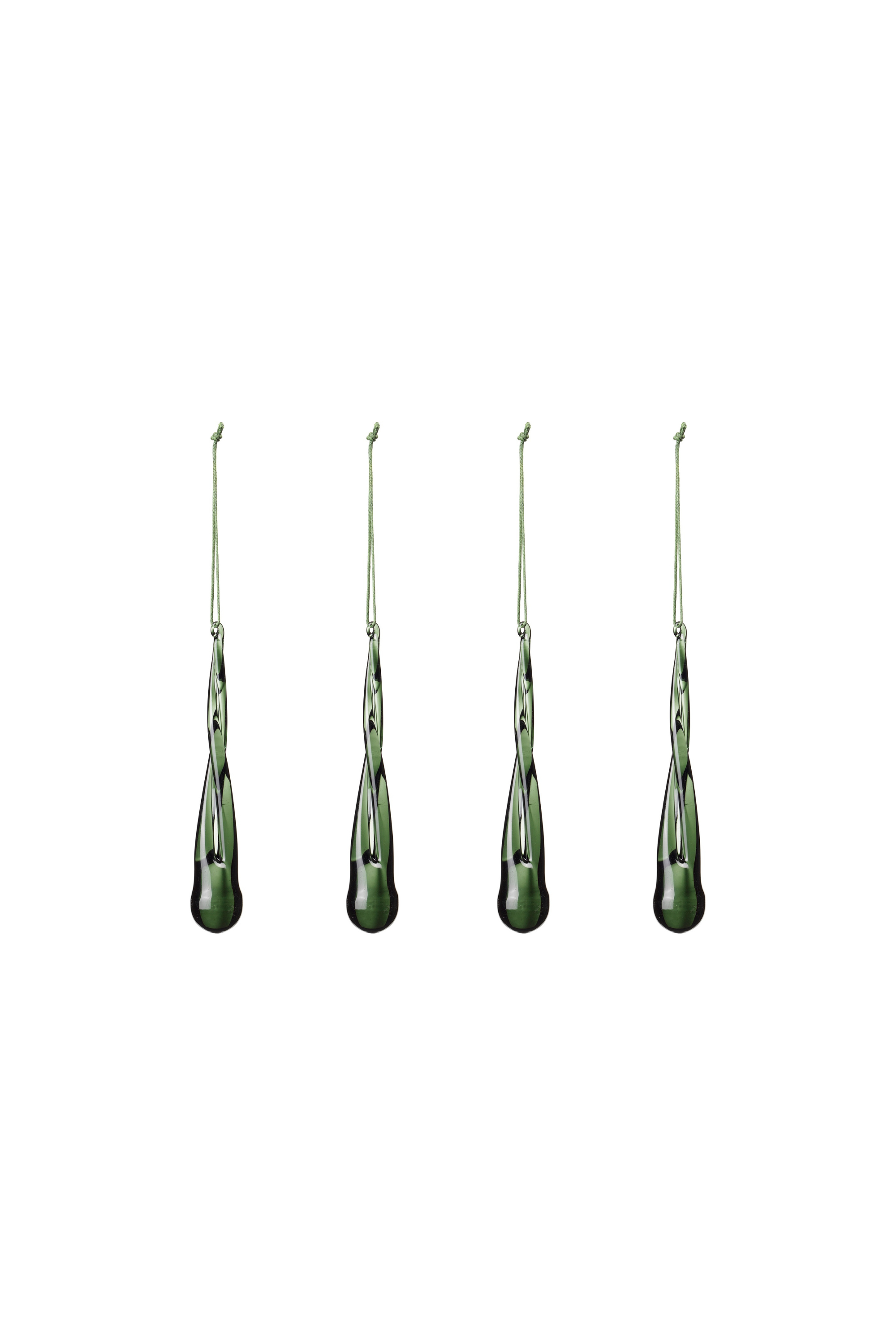 Tear díszek, sötétzöld