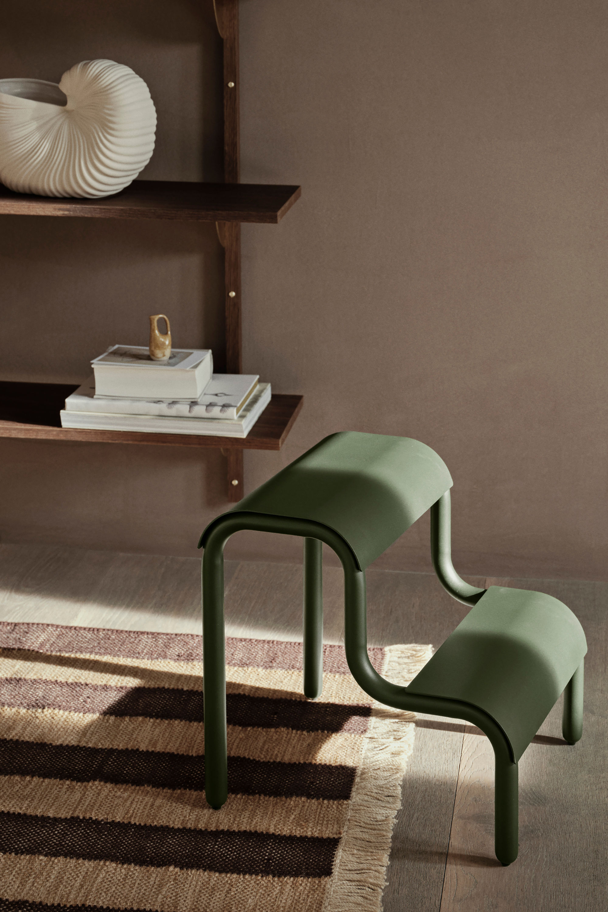 Up Step black stool