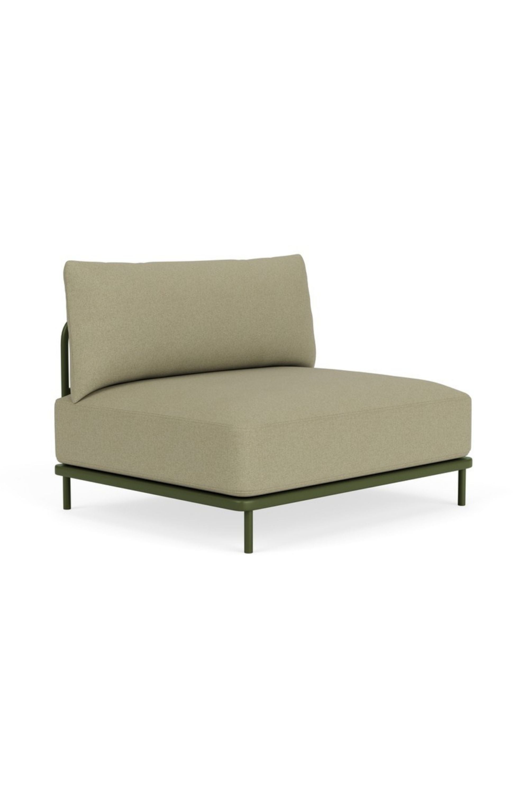 Vincent Outdoor Module 1-seater Clary Sage Green