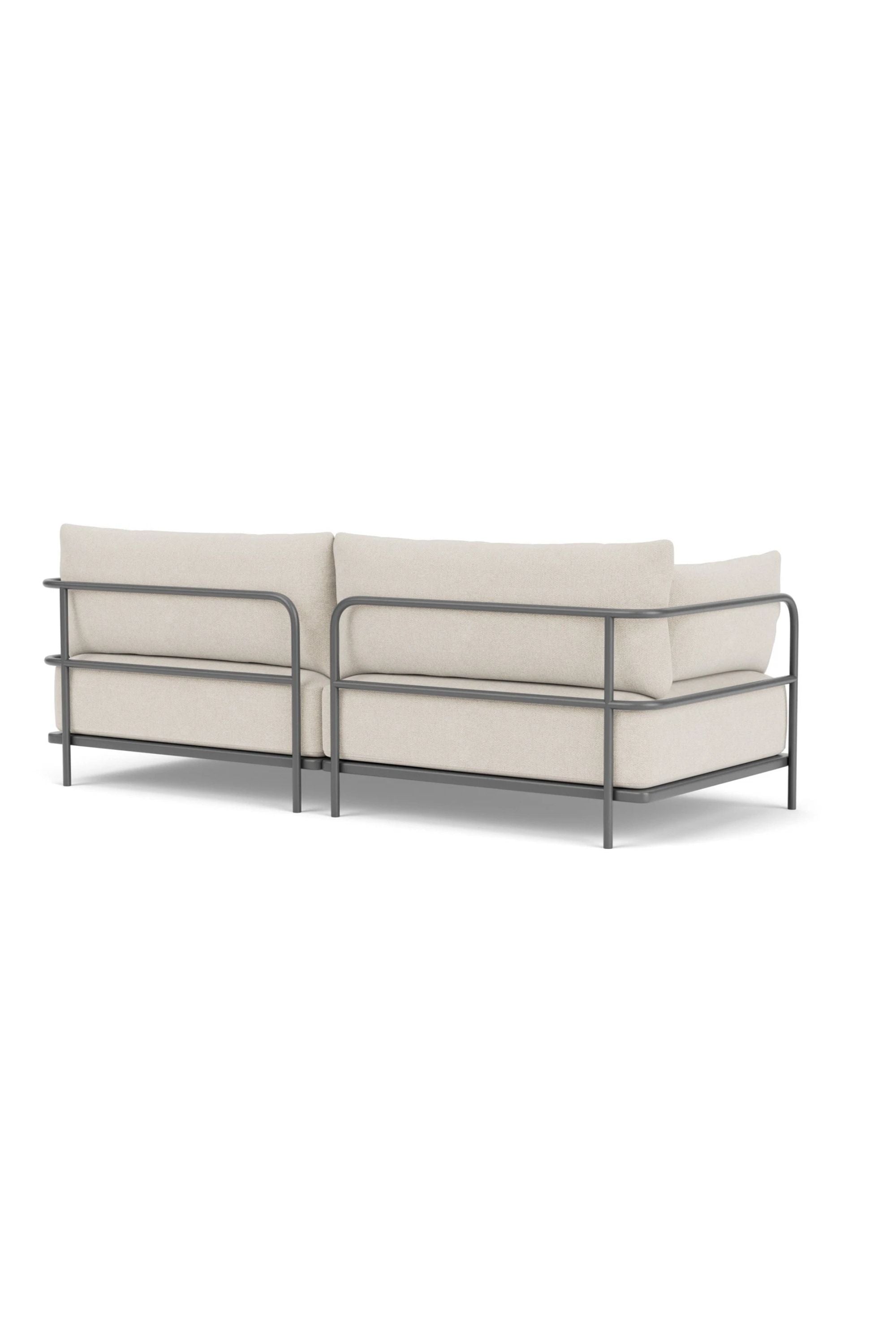 Vincent Outdoor 3-seater chaise right modular sofa Martinique