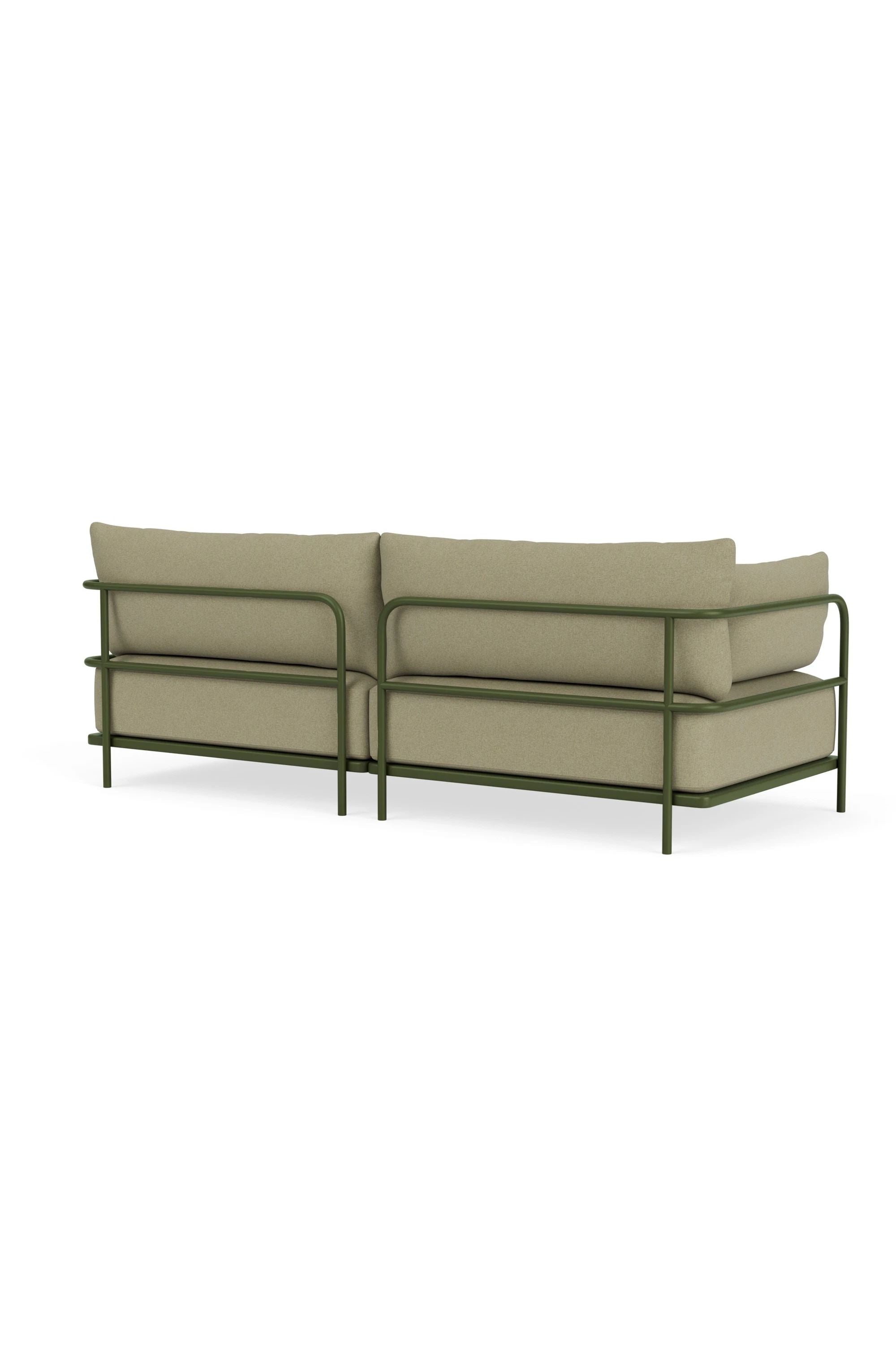 Vincent Outdoor 3-seater modular sofa Clary Sage Green