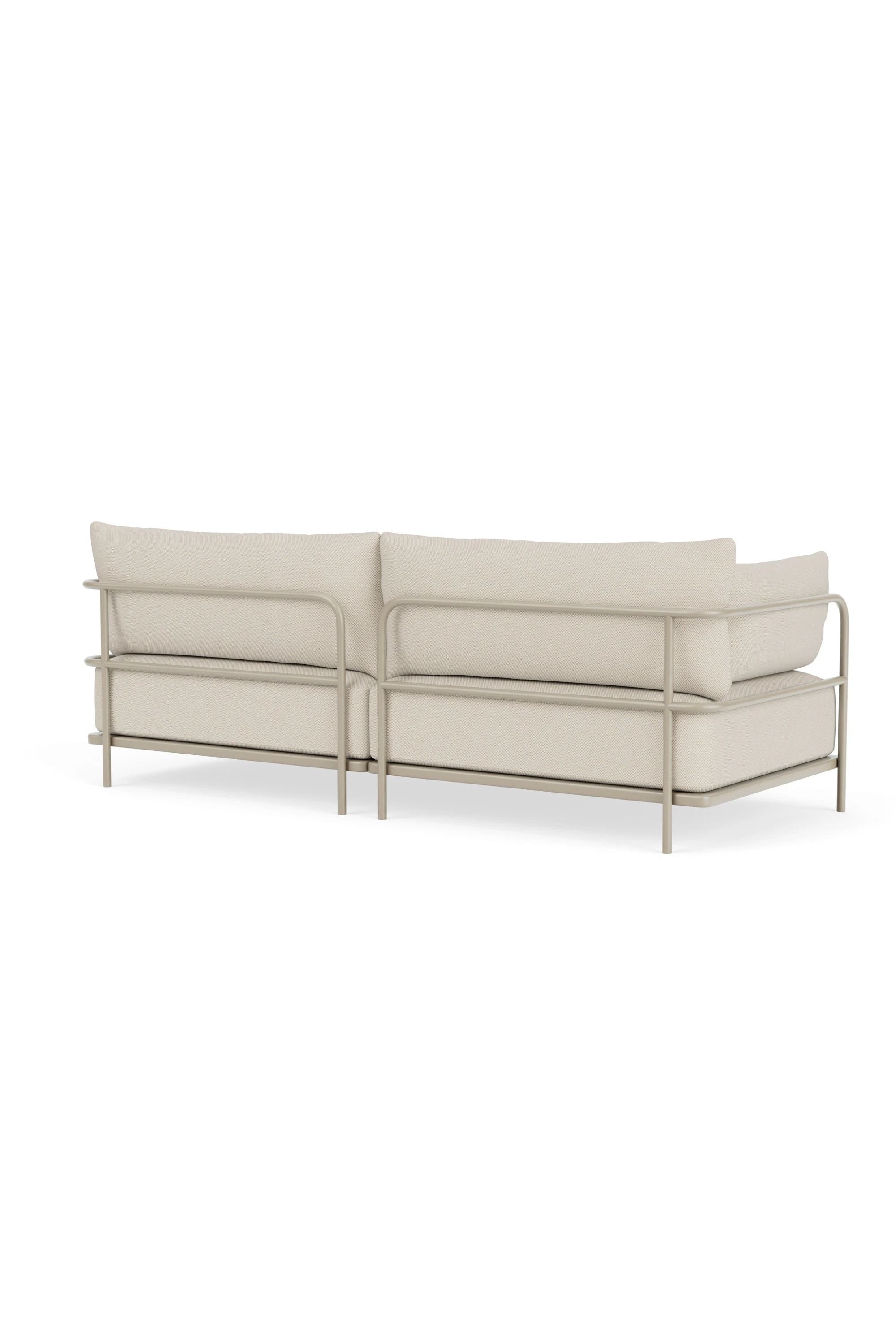 Vincent Outdoor 3-seater modular sofa Sandshell