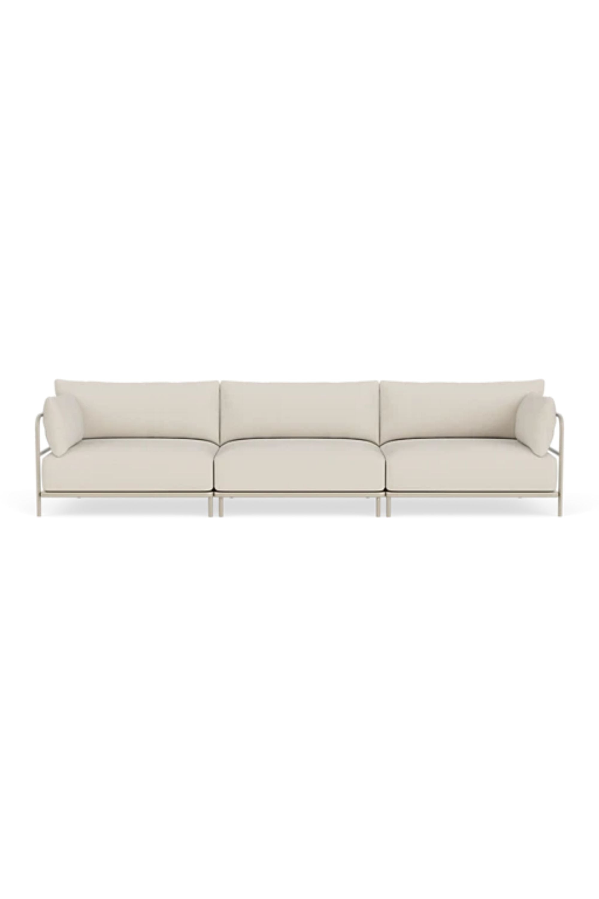 Vincent Outdoor 3,5-seater modular sofa Sandshell