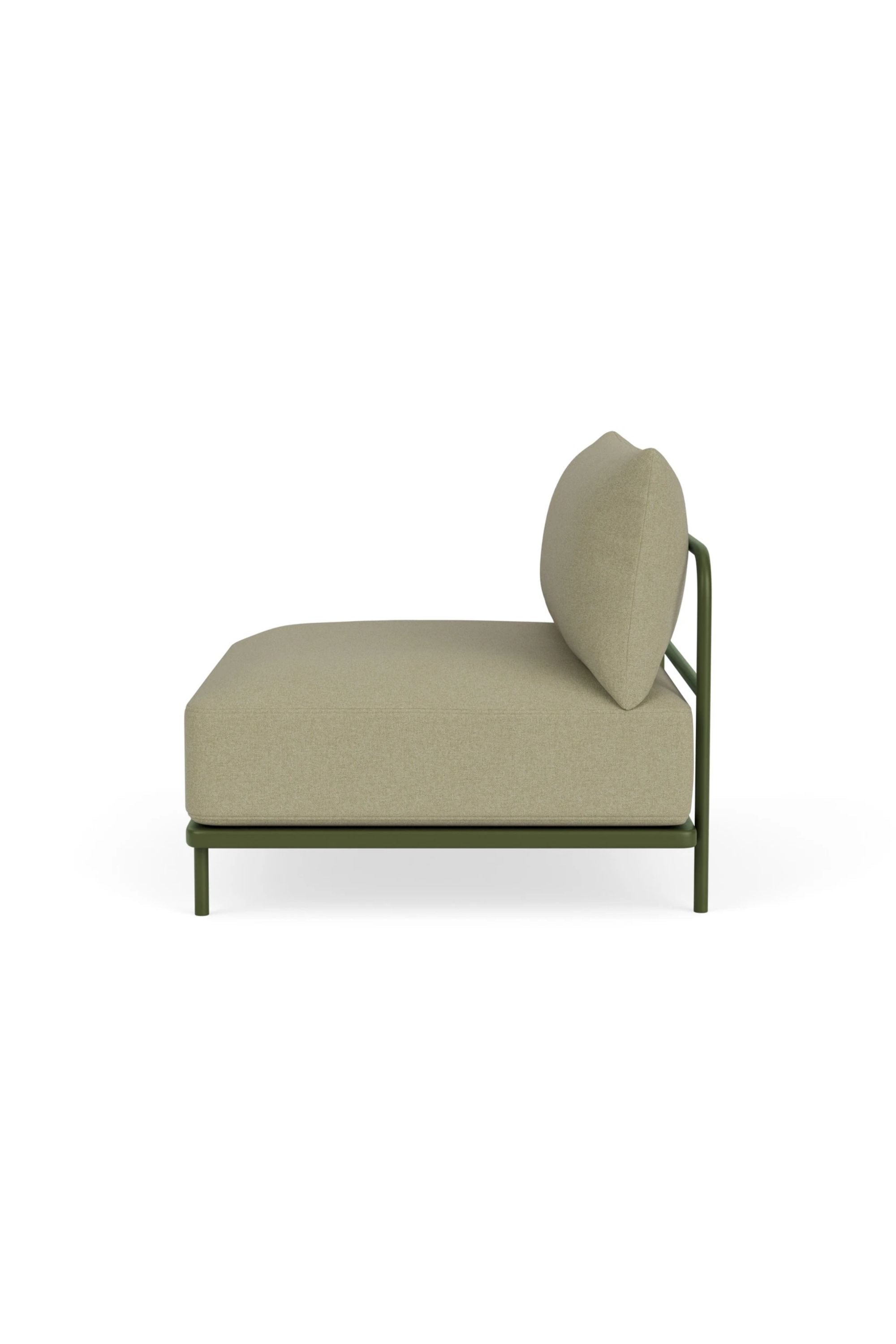 Vincent Outdoor Module 1-seater Clary Sage Green