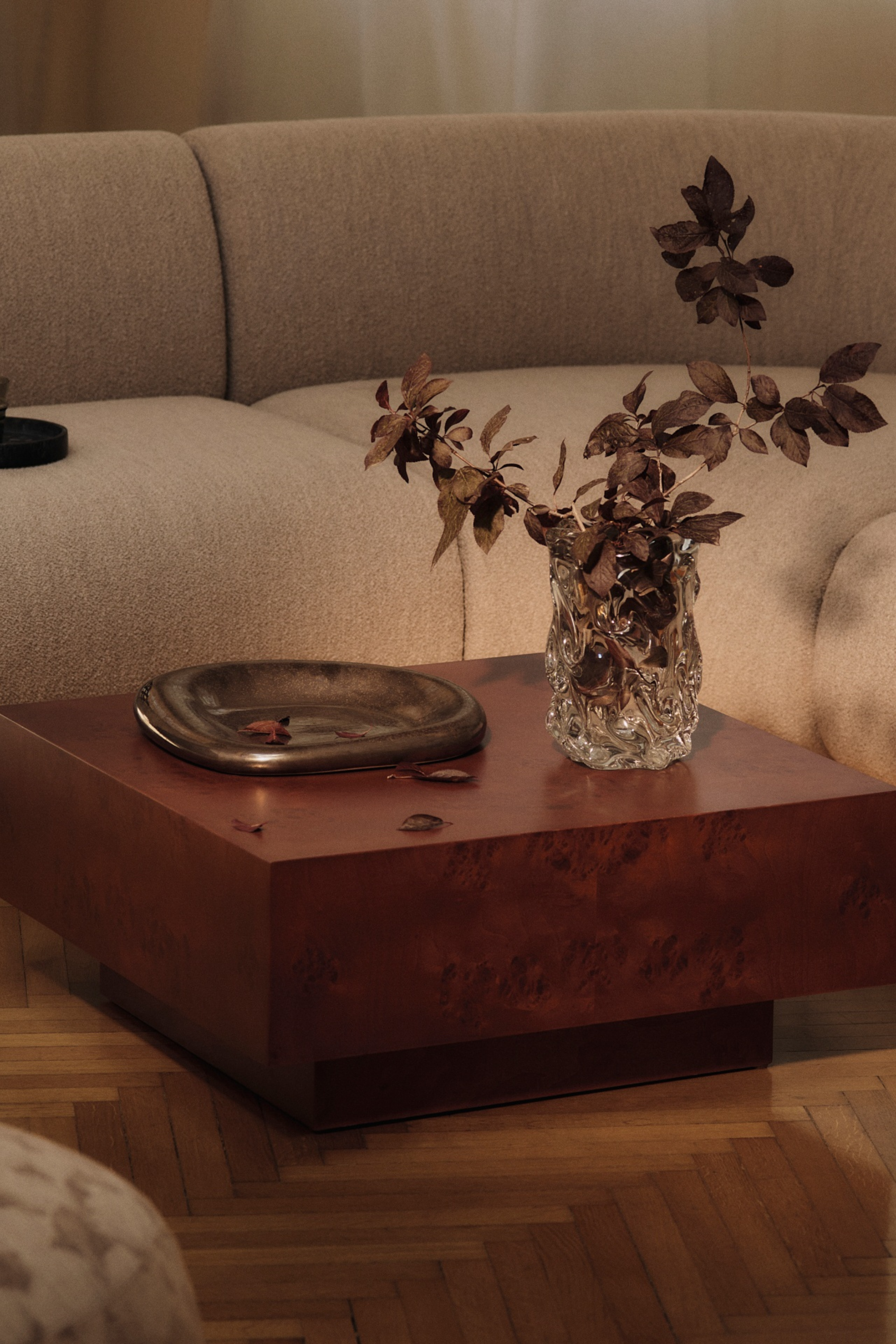 Virelle Vase H24 clear