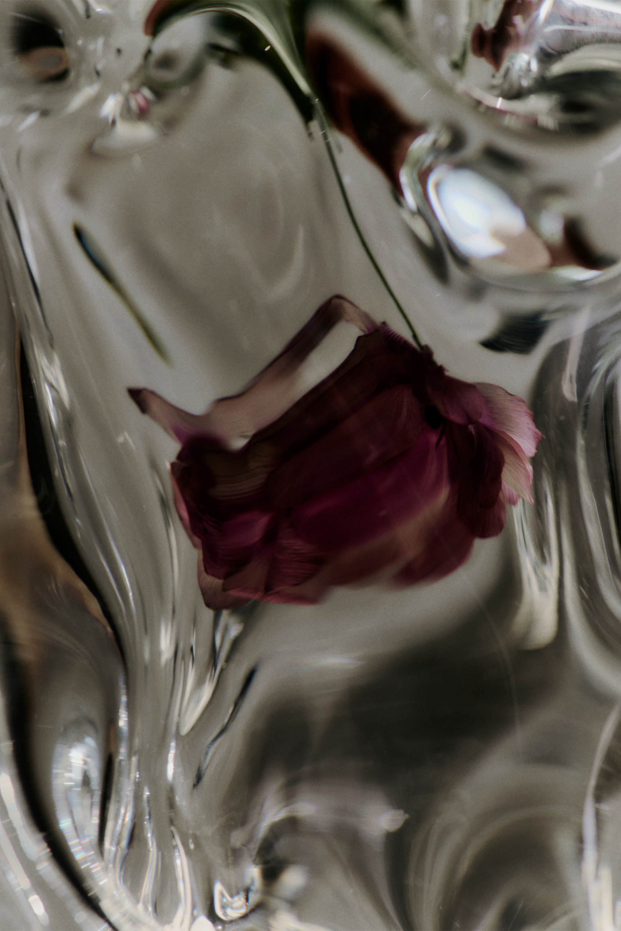 Virelle Vase H24 clear