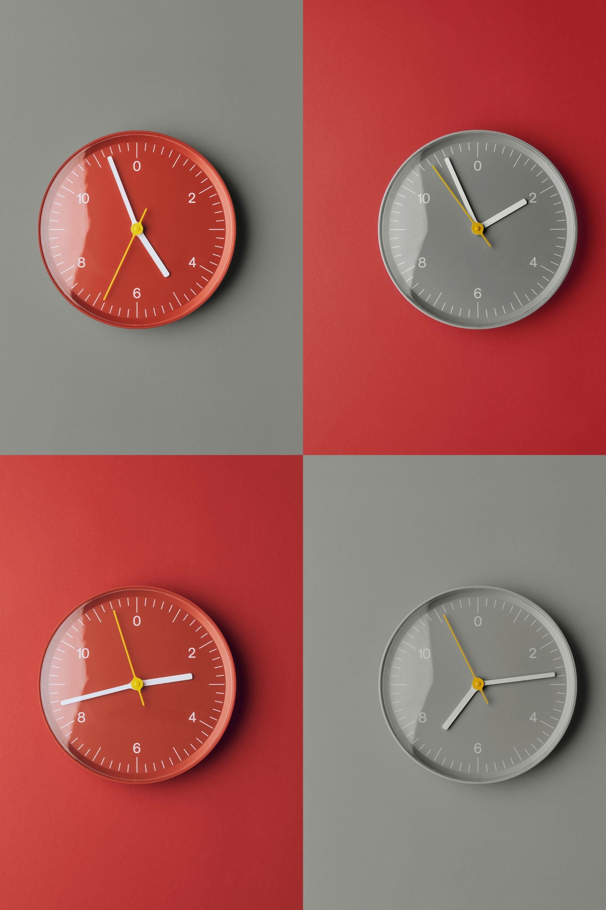 Wall Clock Grey