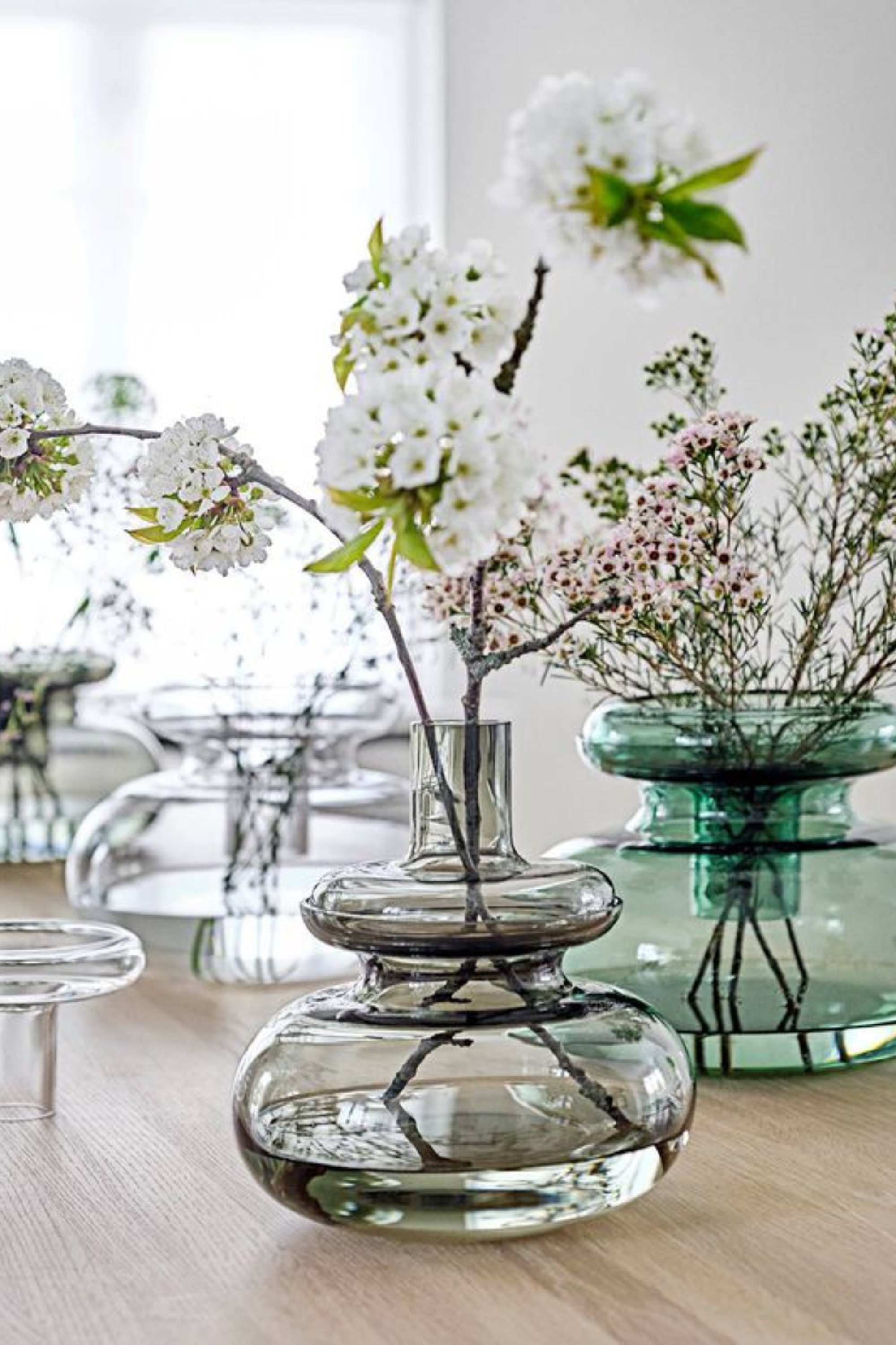 Inu Váza Füstszürke 23x25 cm