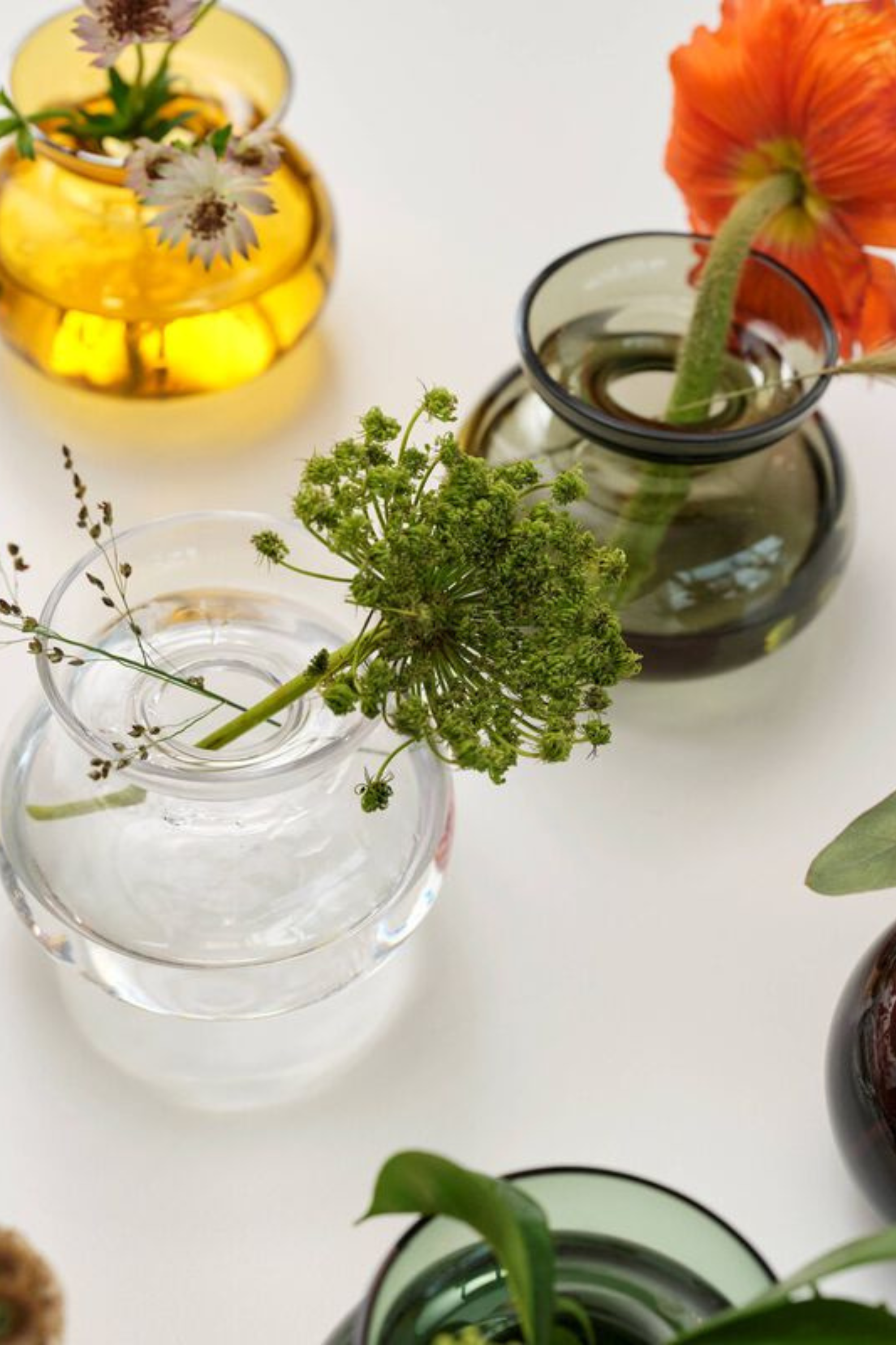 Inu Vase Smoked Grey 11 x 9 cm