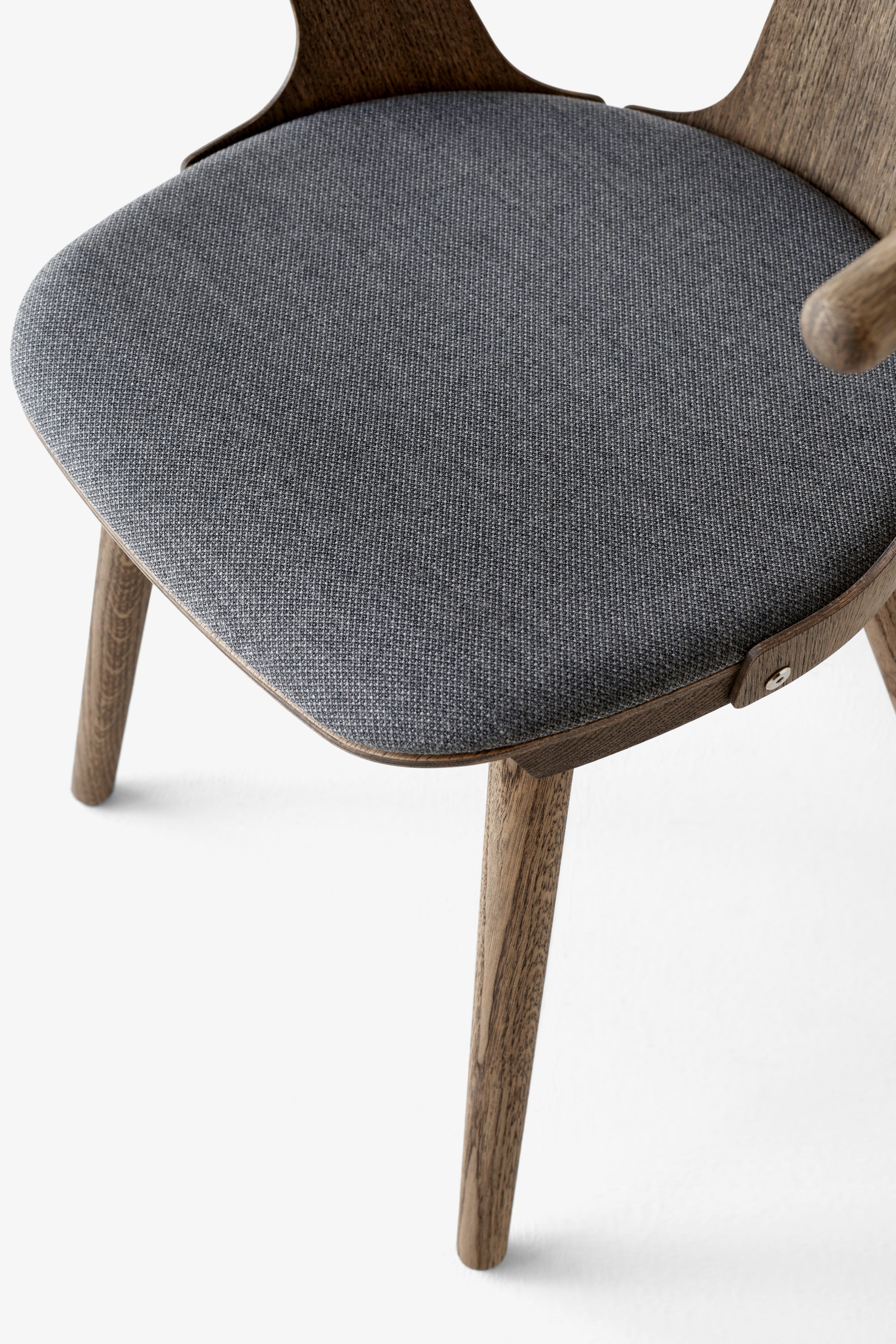 In Between SK2 smoked oak upholstered chair