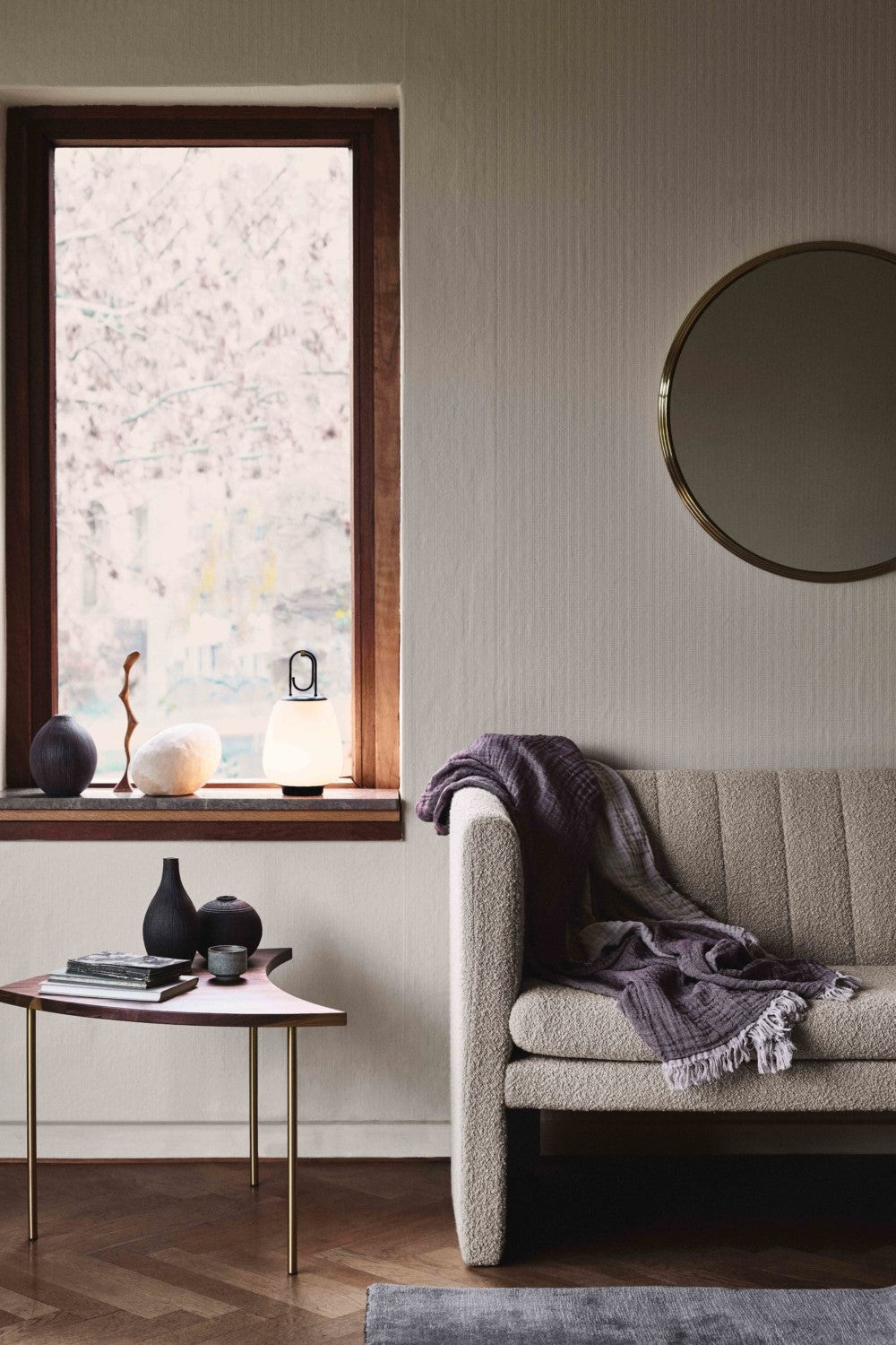 Collect Throw SC33, Cloud&Burgundy | &Tradition | Home of Solinfo