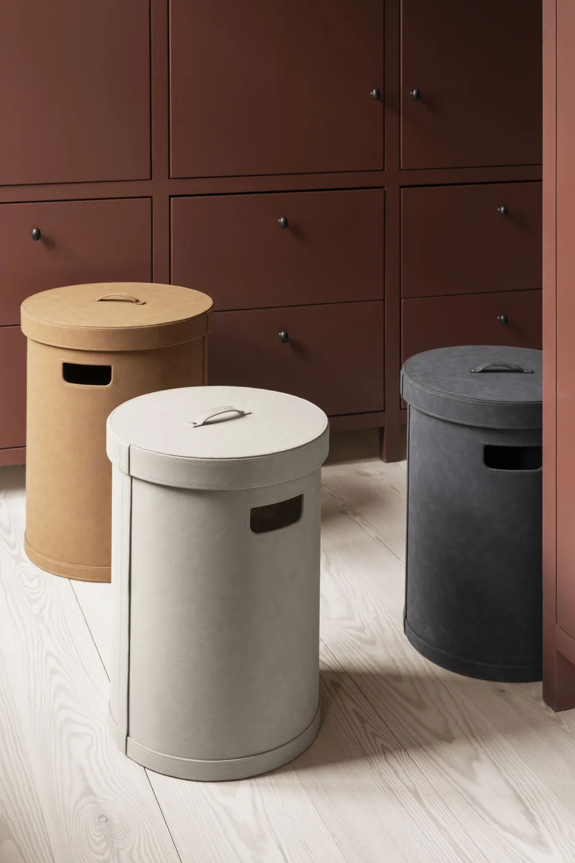 Sahla Laundry Basket pewter M