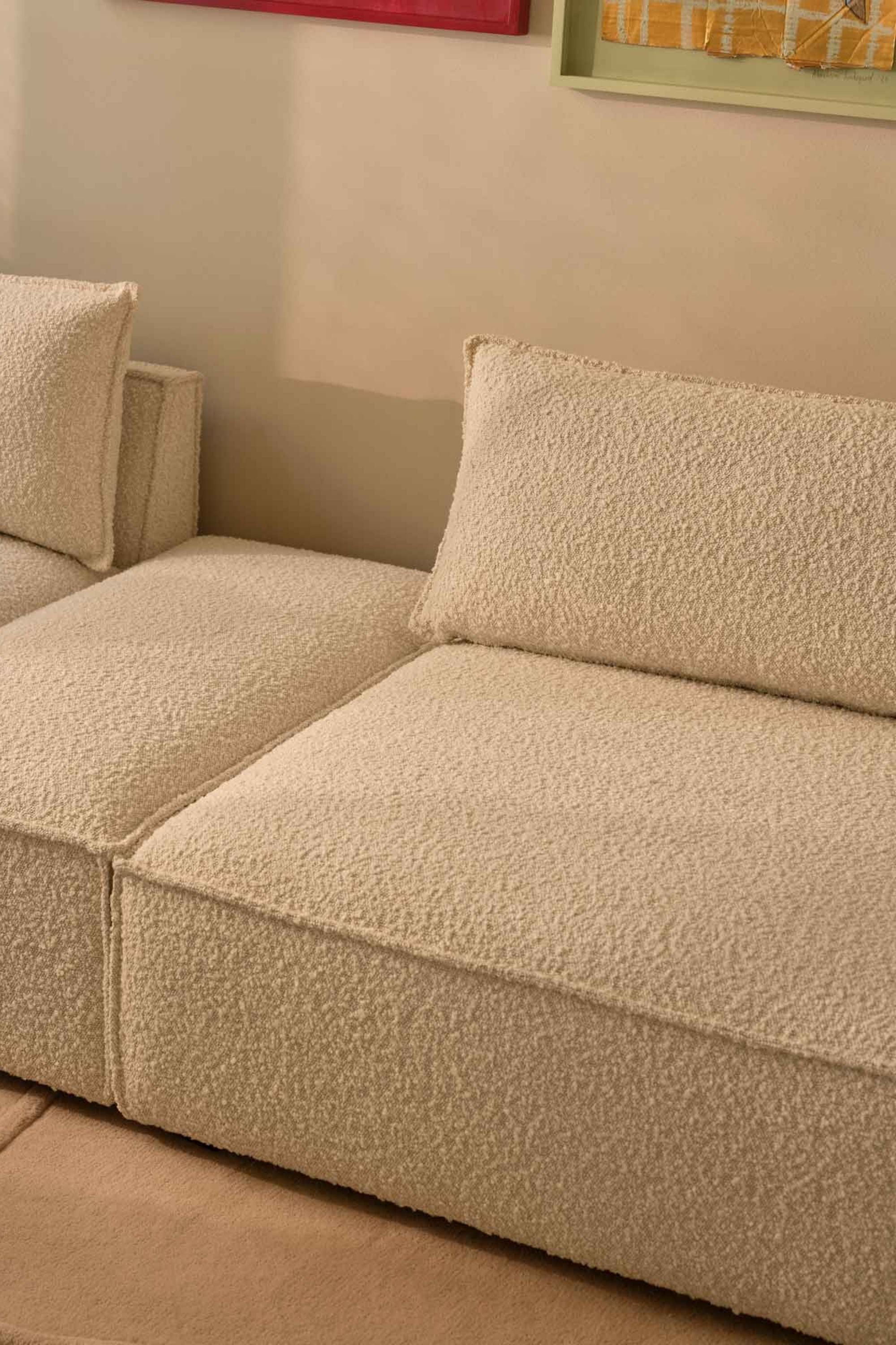 Daphne Sofa Module Left Armrest Maya Cream