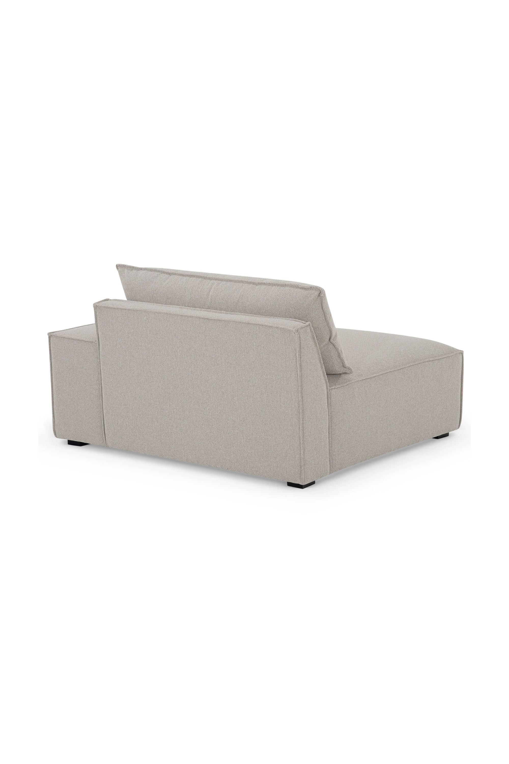 Daphne Sofa Module Right Armrest Agnes Brown