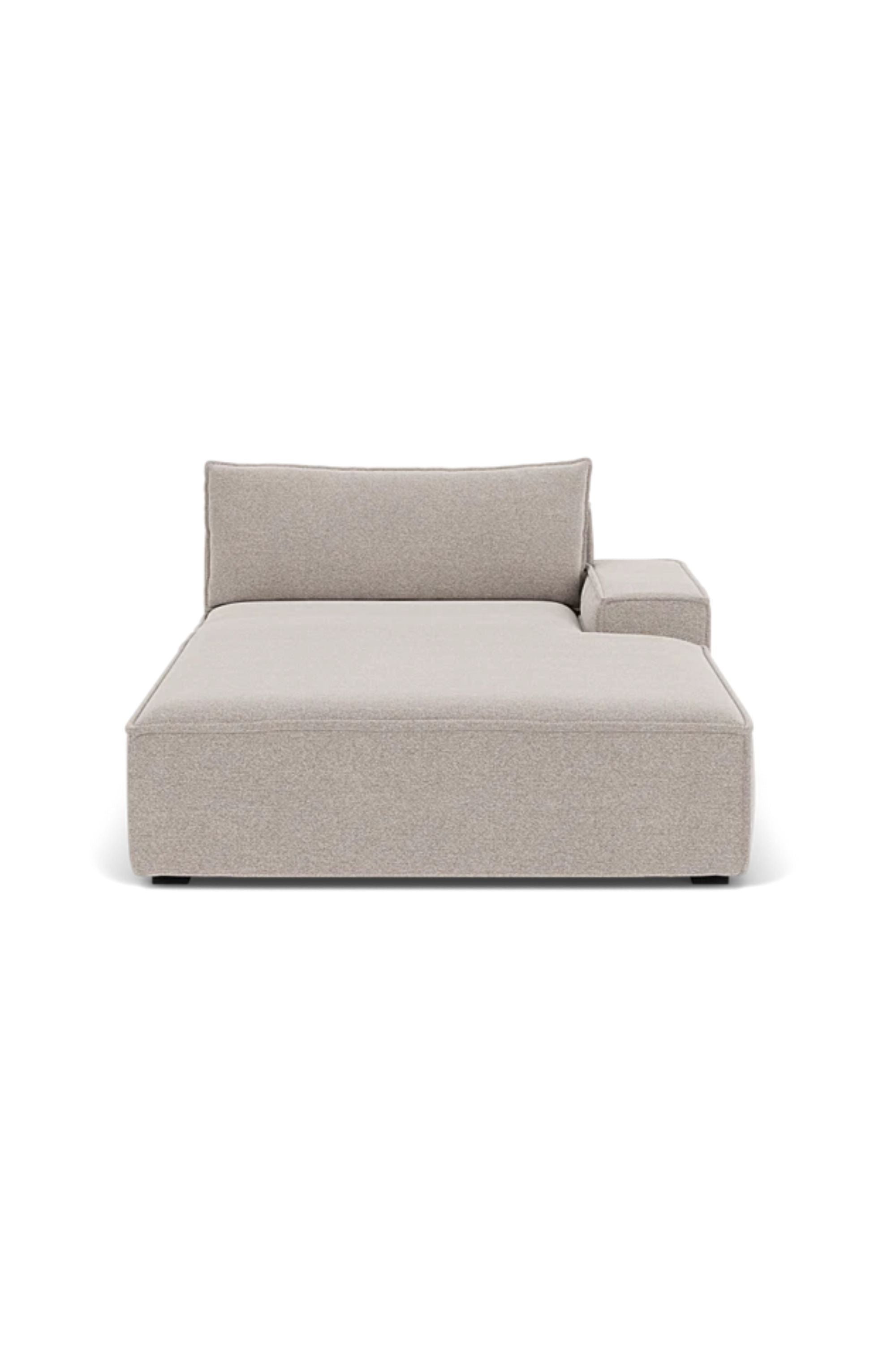 Daphne Sofa Module Right Chaise Longue Agnes Brown