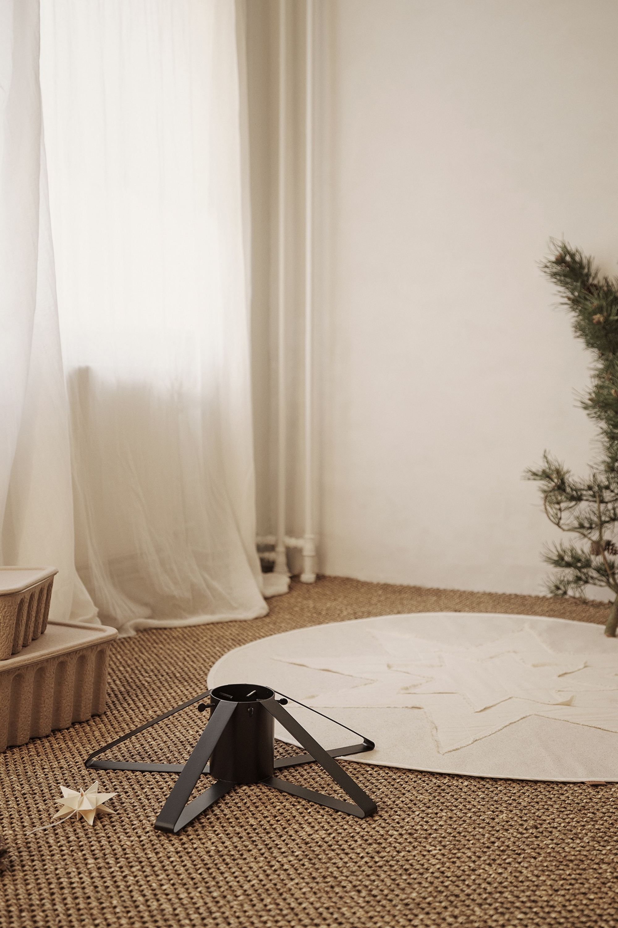Vela Star Christmas Tree Blanket natural