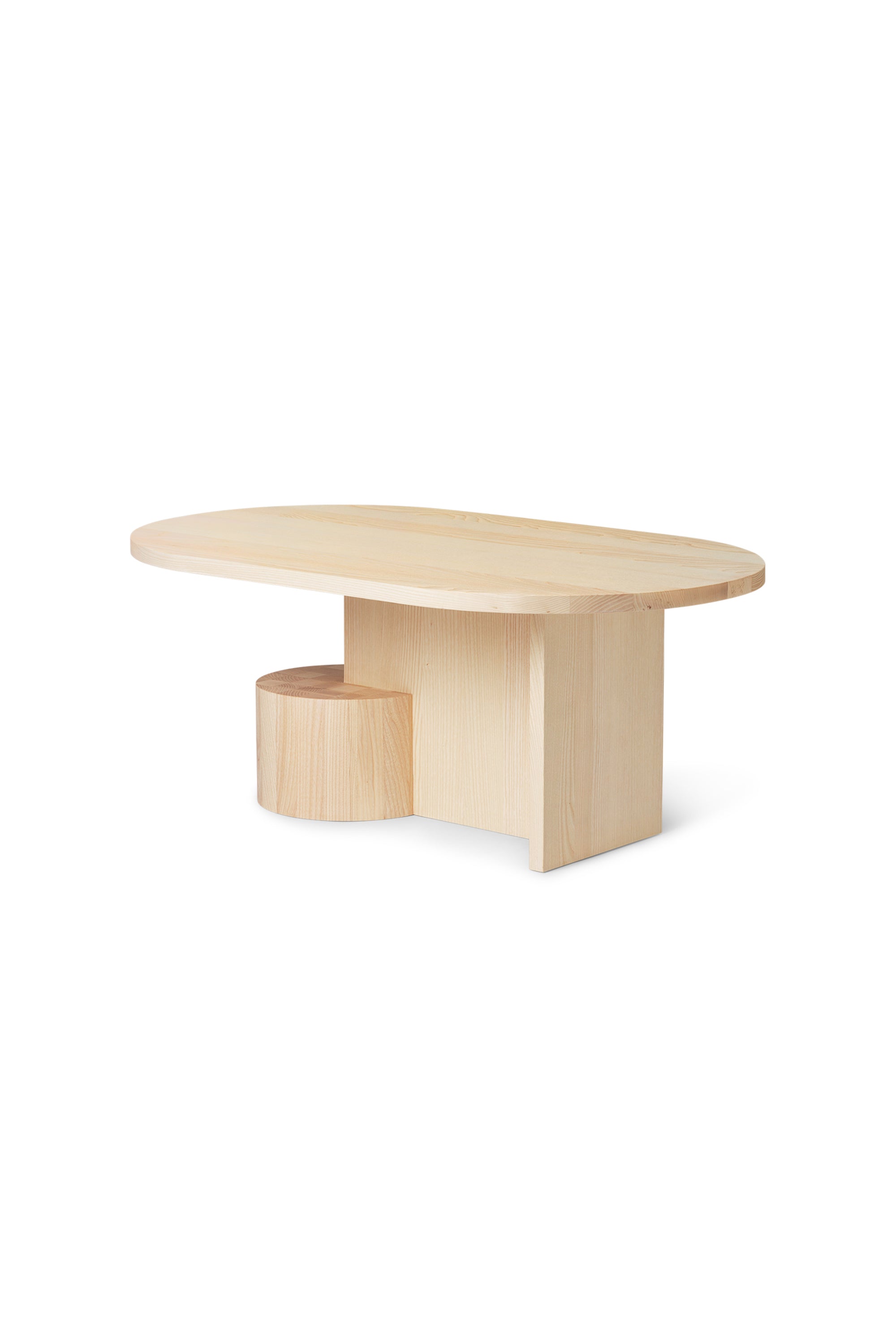 Insert natúr kőrisfa dohányzóasztal