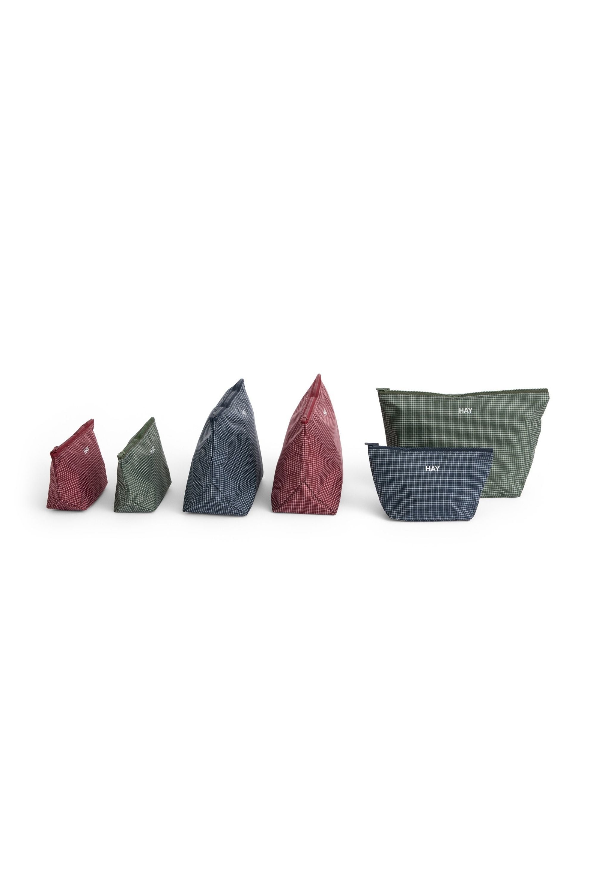 Grid Pouch Medium Dark blue