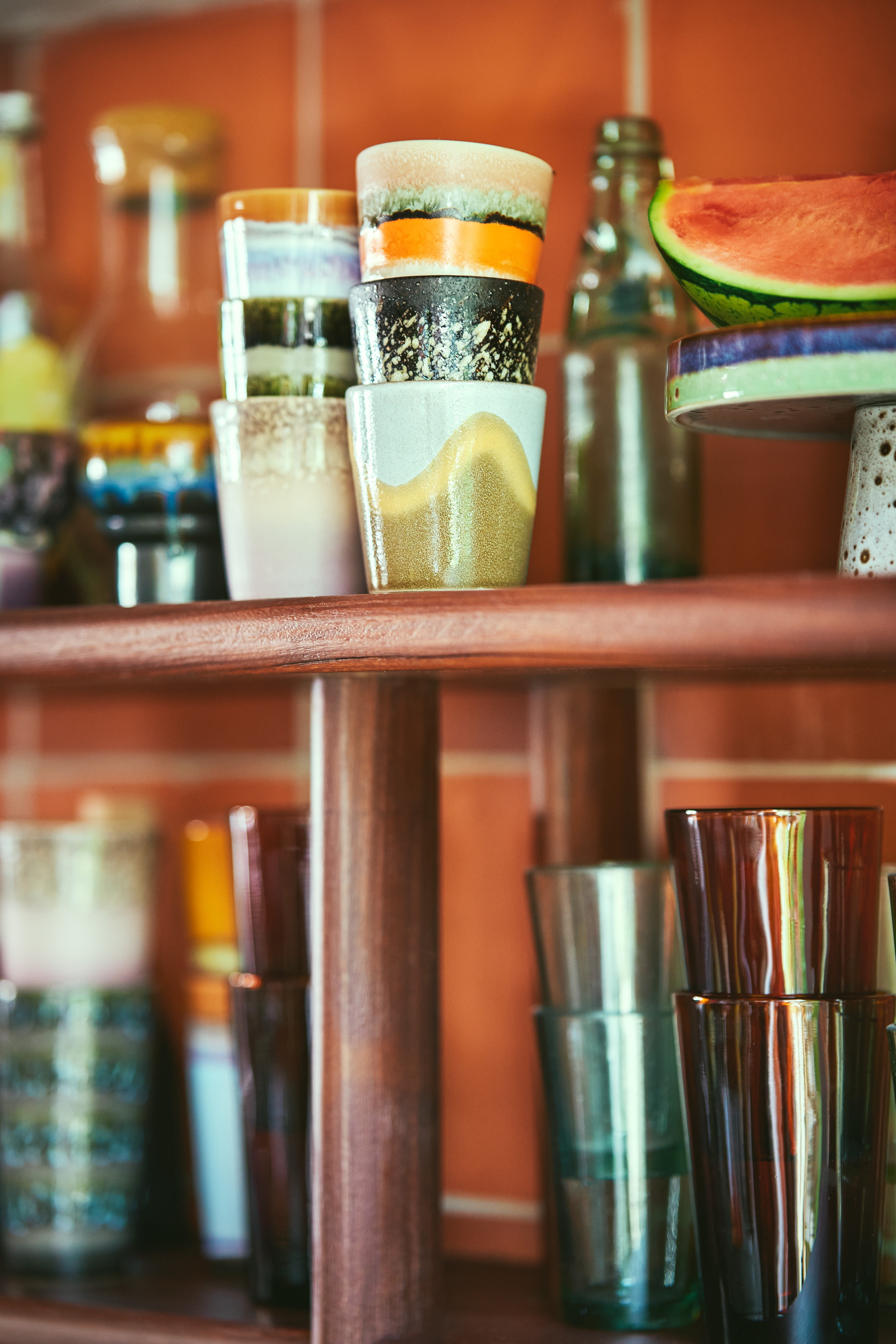 70s Ceramics Elements coffee mugs