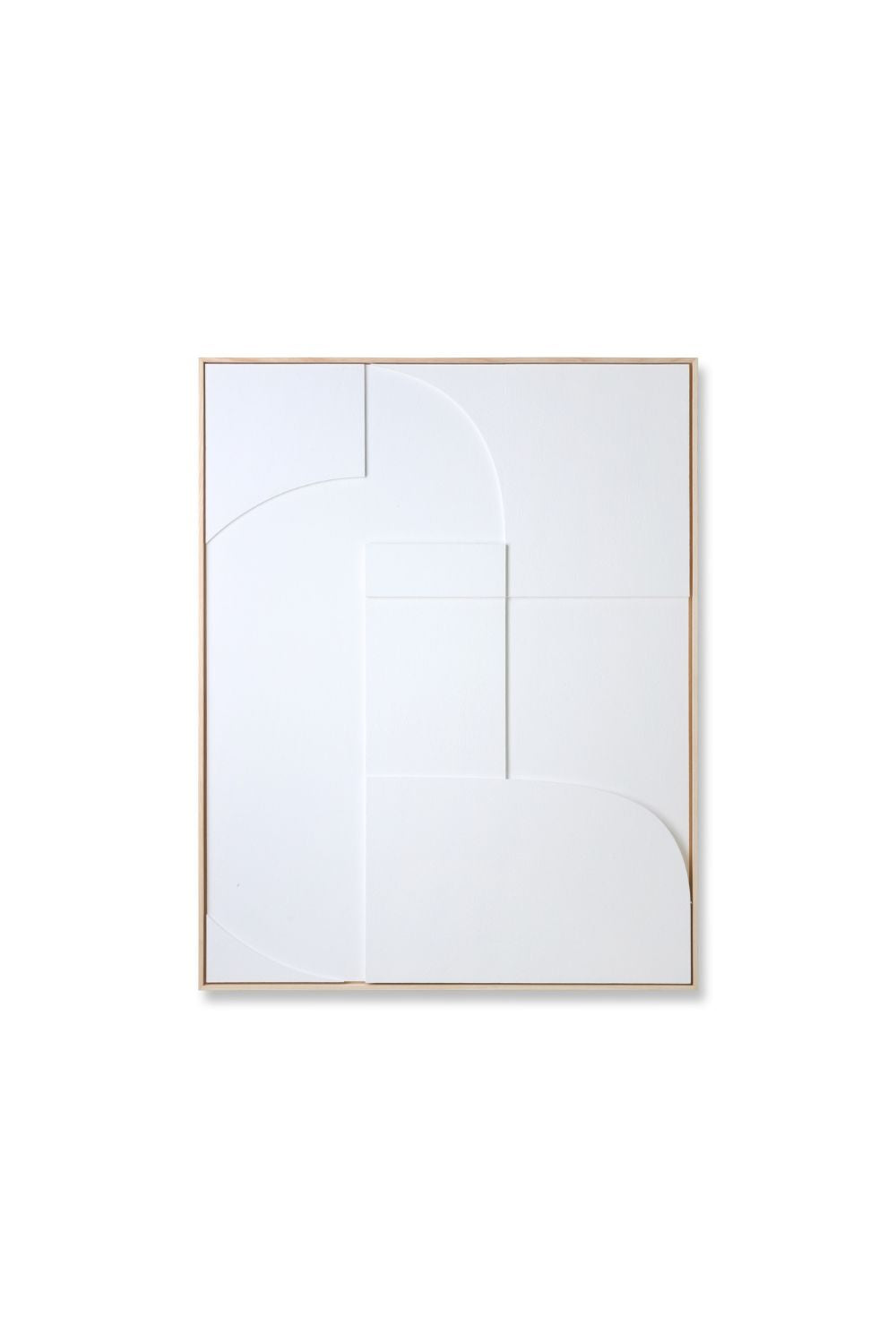 Framed relief art panel