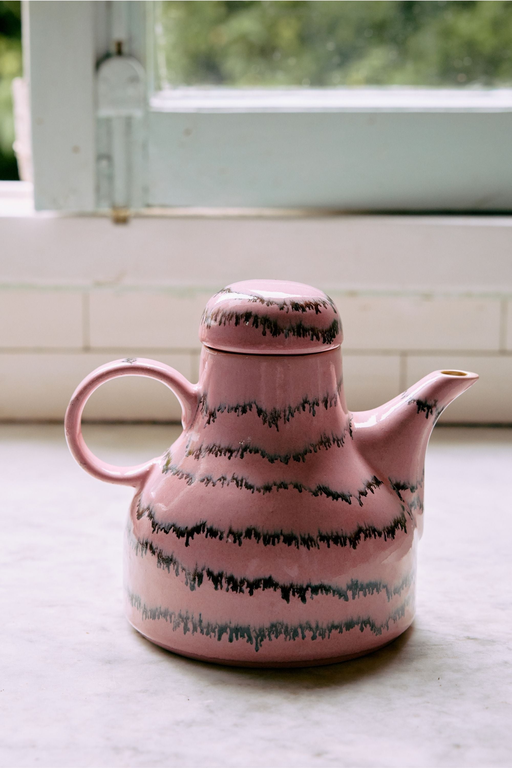 70s ceramics: coffee pot - bubble