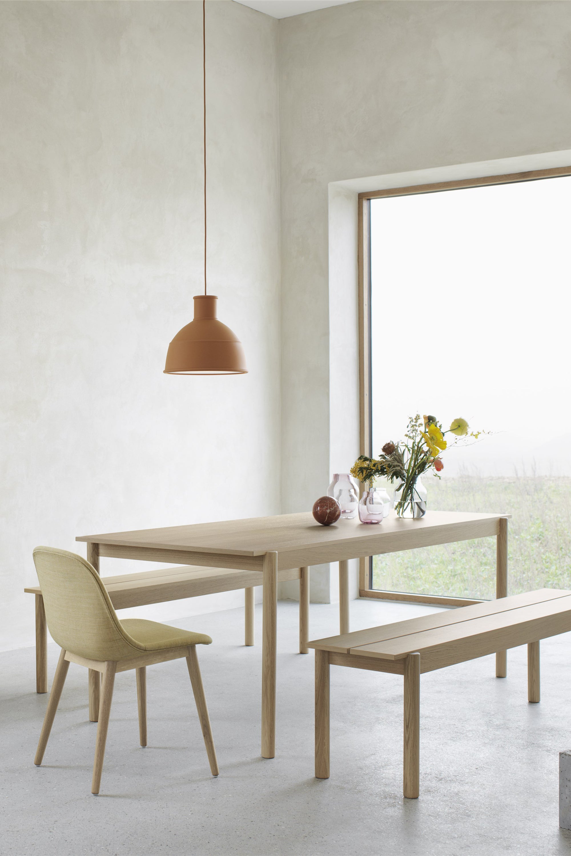 Linear tölgy étkezőasztal 260 x 90 cm