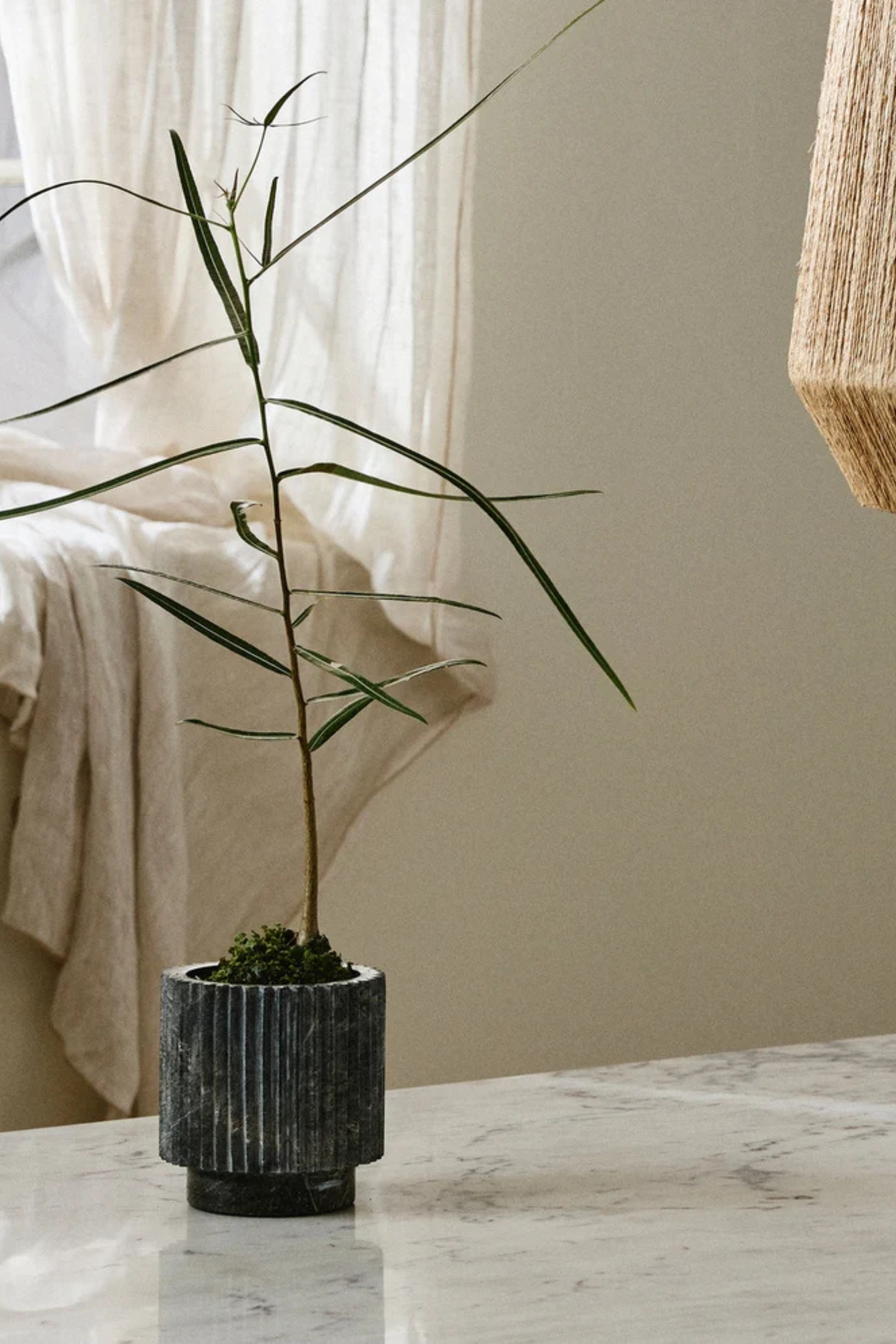 Loon Pot zöld márvány