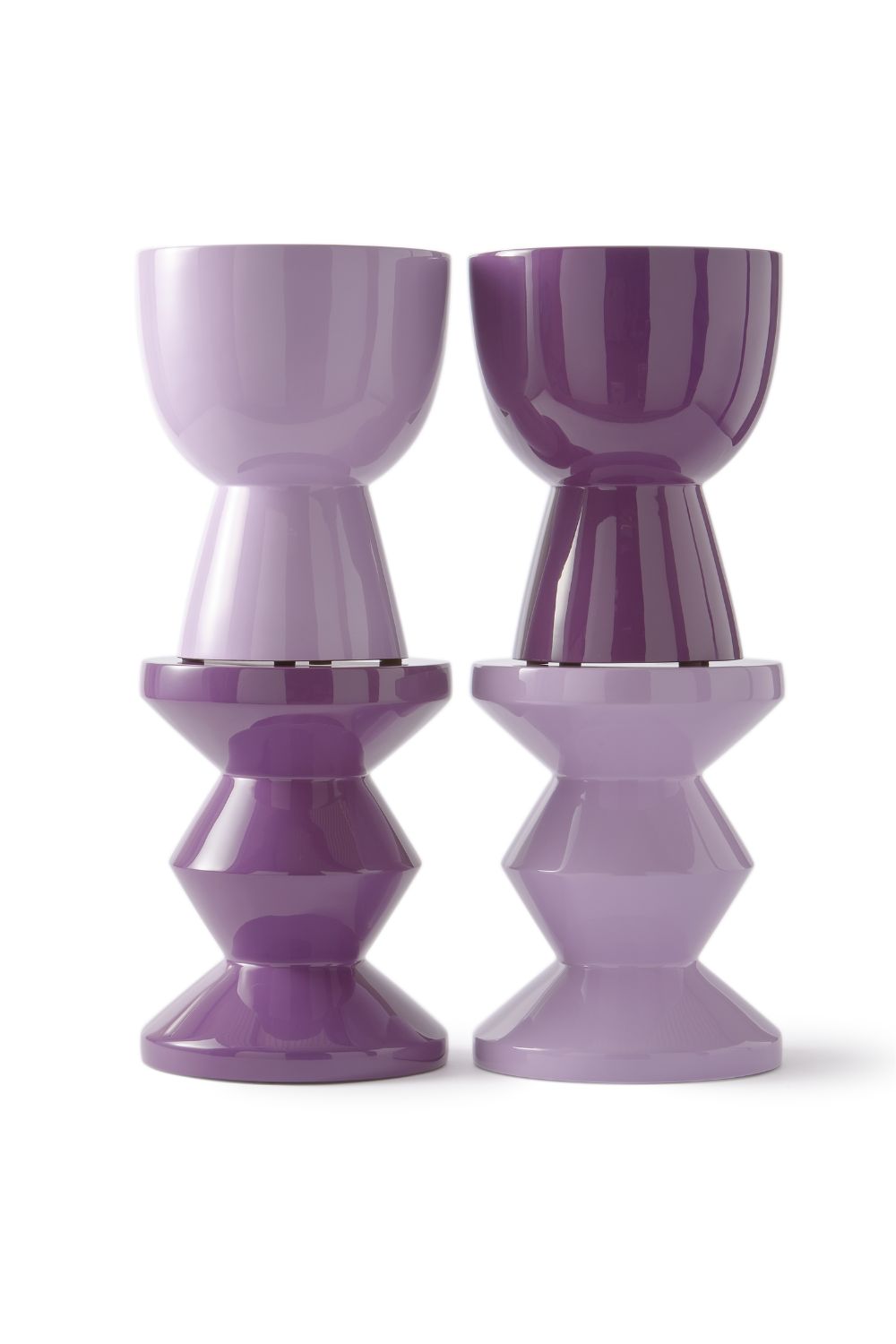 Zig Zag Stool Dark Purple | Polspotten | Home of Solinfo