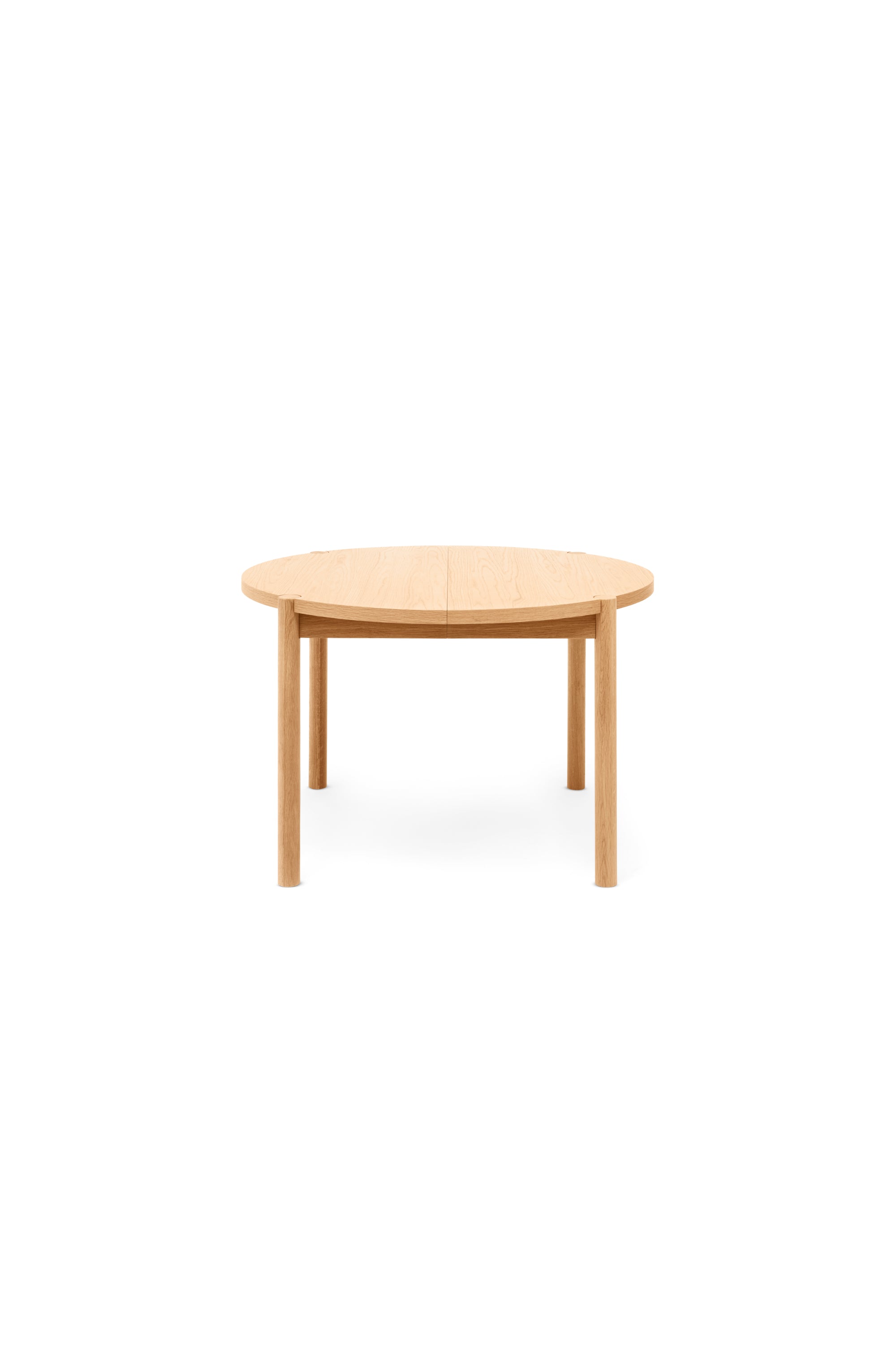 Owen kerek bővíthető tölgy étkezőasztal