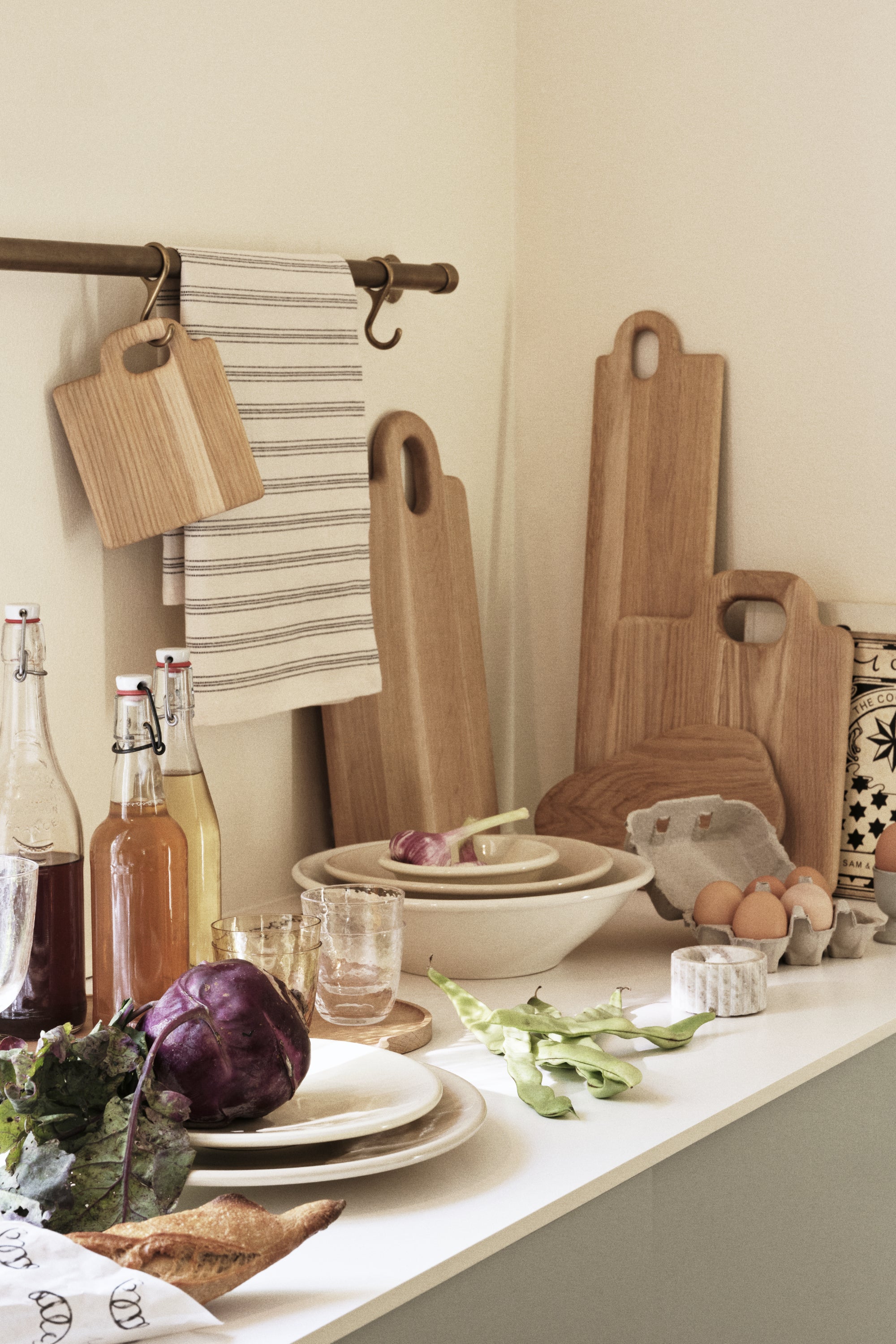 Olina Chopping board natural 25 x 30