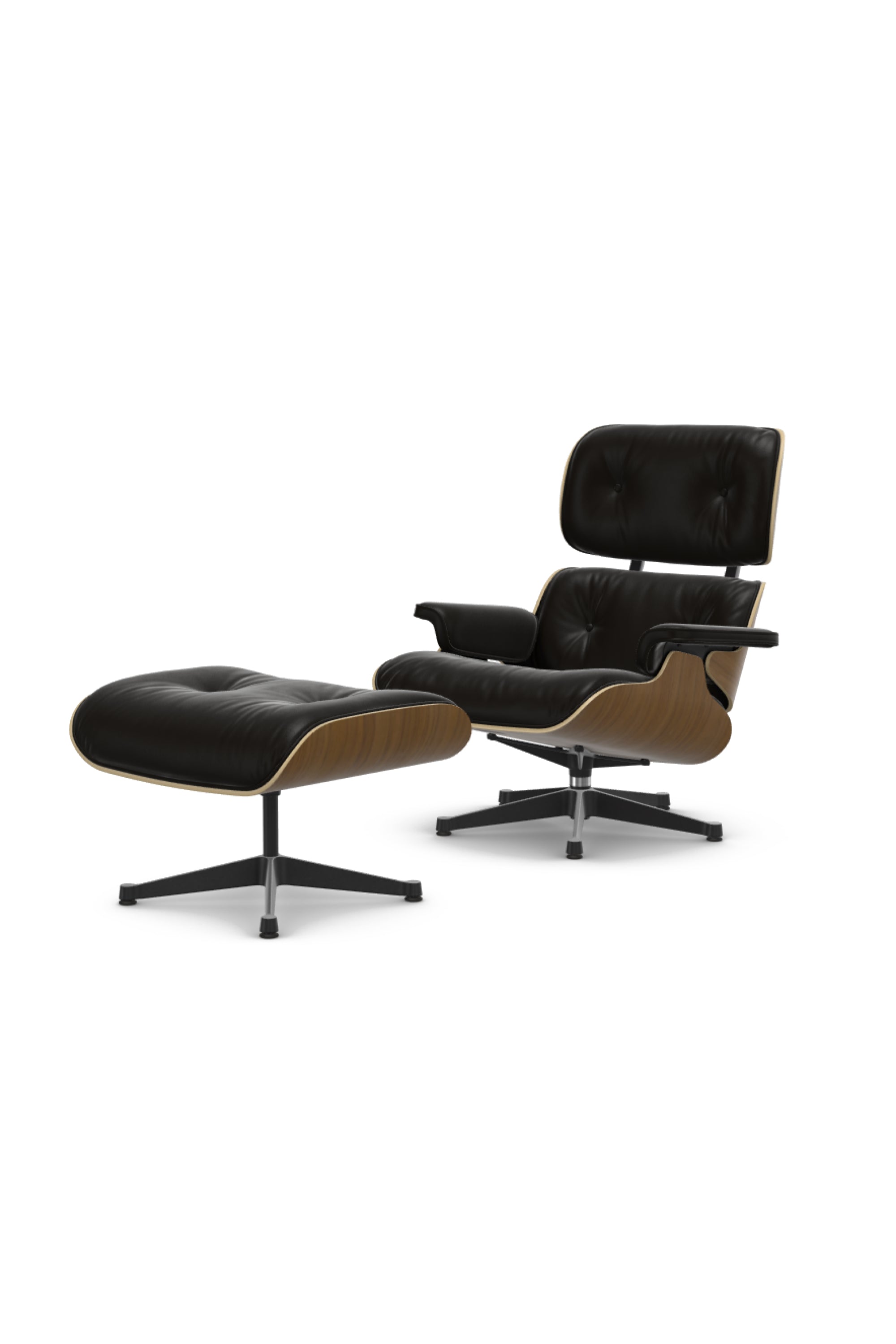 Eames Lounge Chair & Ottoman dió-csokoládé