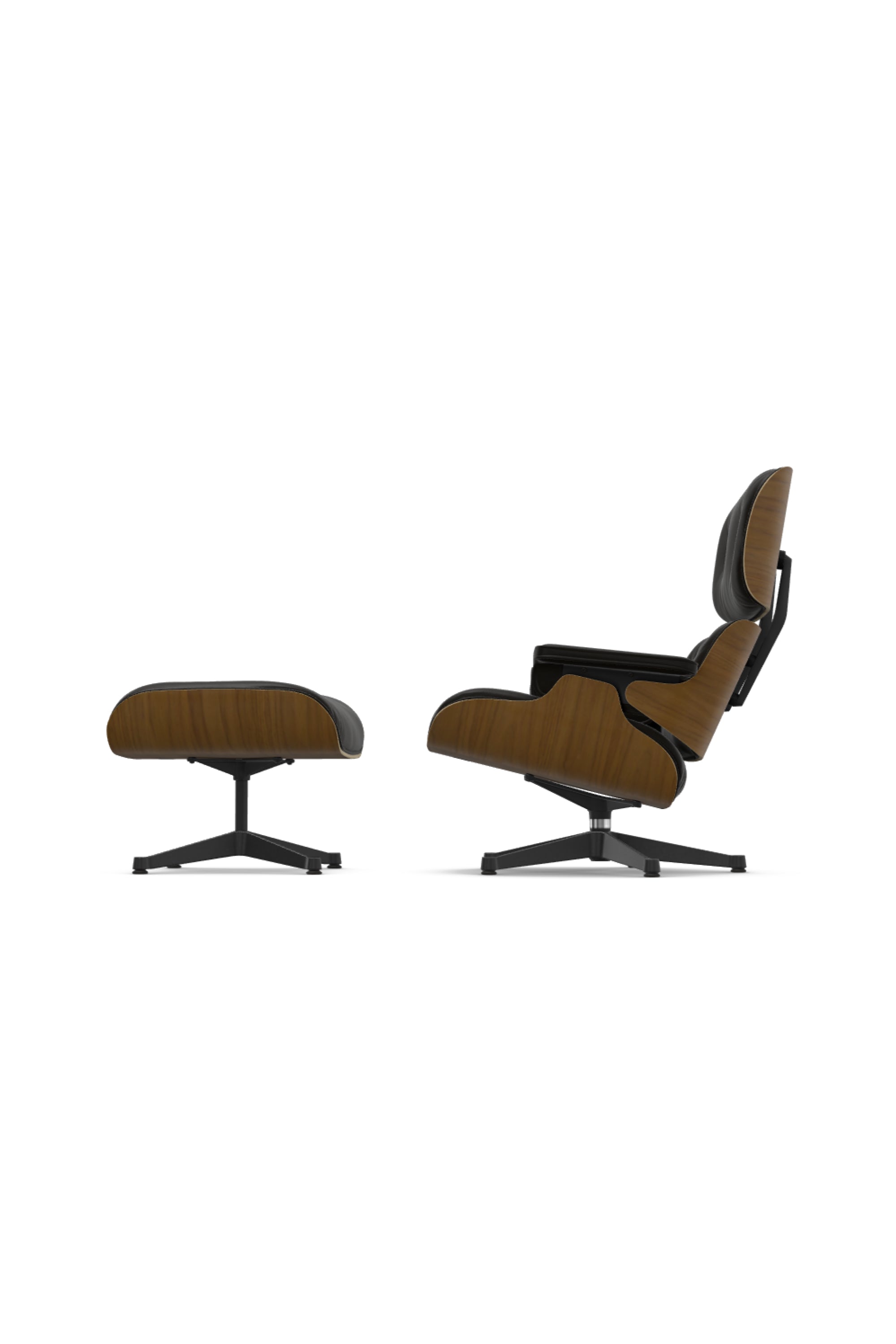 Eames Lounge Chair & Ottoman dió-csokoládé