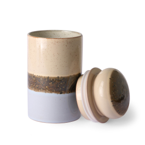 HK Living | 70's Ceramics Lake tároló | 70's Ceramics Storage Jar Lake | Home of Solinfo