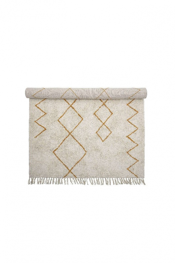 Bloomingville Cikk-cakk pamut szőnyeg | Zig Zag cotton rug | Solinfo Shop