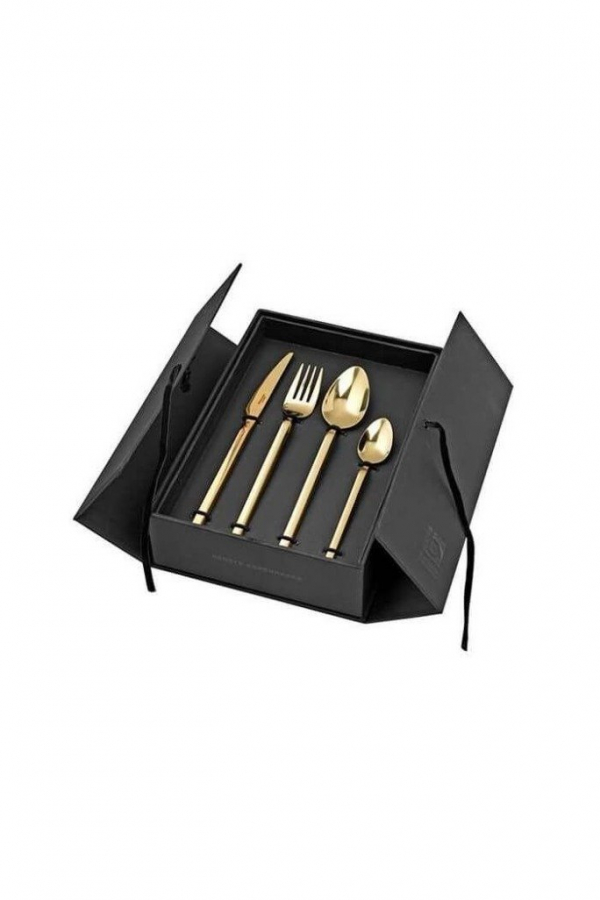 Broste Copenhagen Tvis étkészlet rozé arany | Cutlery Tvis rose gold | Solinfo Shop