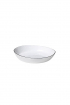 Broste fehér porcelán tányér, minimal design white porcelain plate