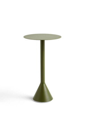 Palissade olivazöld bárasztal | Palissade Cone bar table olive green | HAY | Home of Solinfo
