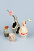 Hay, Jessica Hans Miró Glossy Cow színes kézzel készített váza, bögre multicolor hand made vase, cup