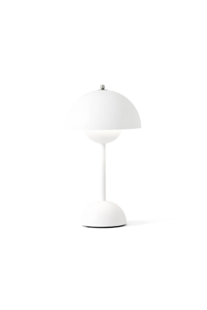&Tradition | Flowerpot VP9 matt fehér lámpa | Flowerpot VP9 matt white portable lamp | Home of Solinfo