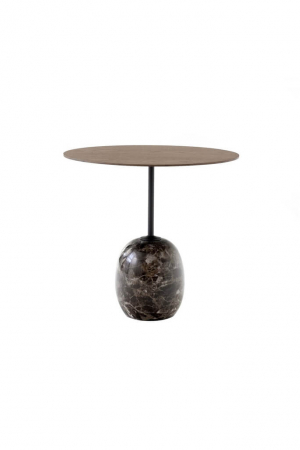 &Tradition | LN9 Lato ovális barna lerakóasztal | LN9 Lato side table oval | Solinfo Shop