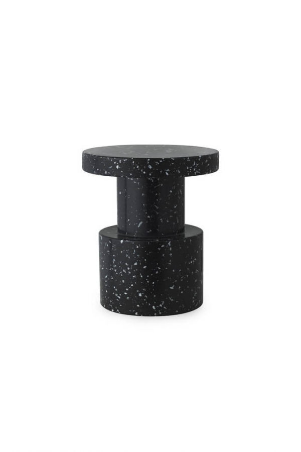 Normann Copenhagen | Bit fekete lerakóasztal | Bit stool black | Solinfo Shop