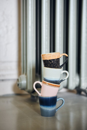 HKliving | 70s Ceramics eszpresszó csésze szett | 70s Ceramics espresso mug set | Solinfo Shop