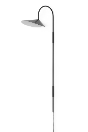 fermLIVING | Arum fekete forgatható magas fali lámpa | Arum swivel wall lamp tall black | Home of Solinfo