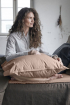 byNord | Ingrid bézs párnahuzat 70 cm | Ingrid pillowcase, straw 70 cm | Solinfo Shop