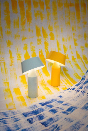 Marset Bicoca asztali lámpa sárga, kék | Bicoca table lamp yellow, blue | Solinfo Shop