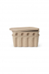 ferm LIVING | Paper Pulp barna doboz szett (2 db) | Paper Pulp Box - Set of 2 Brown | Home of Solinfo