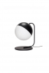 Hübsch | Bullet asztali lámpa, fém, fekete/fehér | Bullet table lamp, metal, black/white | Solinfo Shop