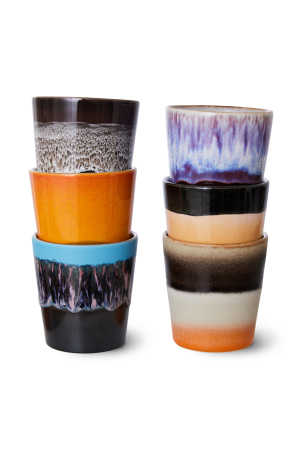 HK living | 70's Ceramics Stellar kávéscsésze szett | 70's Ceramics coffee mugs set stellar | Home of Solinfo